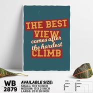 DDecorator Best View Travel - Motivational Wall Board and Wall Canvas - WB2879