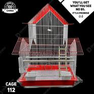 DDecorator Bird Cage - Duplex Large Red Folding Bird Cage China Bird Cage Bird Accessories Cage For Bird Cages and Accessories (All Accessories Included) - BC112 icon