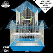 DDecorator Bird Cage - Duplex Medium Blue Folding Bird Cage China Bird Cage Bird Accessories Cage For Bird Cages and Accessories (All Accessories Included) - BC104 icon