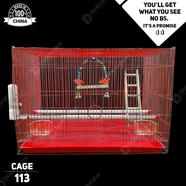 DDecorator Bird Cage - Rectangular Medium Green Folding Bird Cage China Bird Cage Bird Accessories Cage For Bird Cages and Accessories (All Accessories Included)