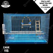 DDecorator Bird Cage - Rectangular Medium Blue Folding Bird Cage China Bird Cage Bird Accessories Cage For Bird Cages and Accessories (All Accessories Included) - BC115 icon