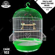 DDecorator Bird Cage - Round Medium Blue Folding Bird Cage China Bird Cage Bird Accessories Cage For Bird Cages and Accessories (All Accessories Included)