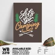 DDecorator Camping - Travel - Motivational Wall Board and Wall Canvas - WB2219