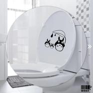 DDecorator Cartoon Family Vinyl Decals Removable Sticker for Washroom - WR97 icon