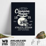 DDecorator Champion League - Motivational Wall Board and Wall Canvas - WB2155