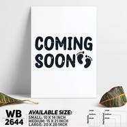 DDecorator Coming Soon Baby Coming - Motivational Wall Board and Wall Canvas-WB2644