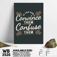 DDecorator Confuse Them With Hard Work - Motivational Wall Board And Wall Canvas - WB2526