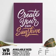 DDecorator Create Your Own Life Wall Board and Wall Canvas - WB2394