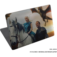 DDecorator Daenerys Targaryen On Horse GOT Series Laptop Sticker - (LSKN569)