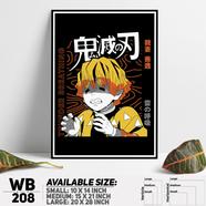 DDecorator Demon Slayer Anime Series Wall Board and Wall Canvas - WB208