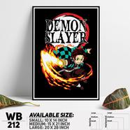 DDecorator Demon Slayer Anime Series Wall Board and Wall Canvas - WB212