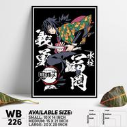 DDecorator Demon Slayer Anime Series Wall Board and Wall Canvas - WB226