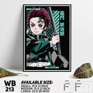 DDecorator Demon Slayer Anime Series Wall Board and Wall Canvas - WB213