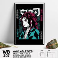 DDecorator Demon Slayer Anime Series Wall Board and Wall Canvas - WB207
