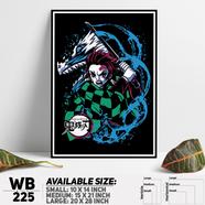 DDecorator Demon Slayer Anime Series Wall Board and Wall Canvas
