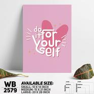 DDecorator Do It For Yourself - Motivational Wall Board And Wall Canvas - WB2579