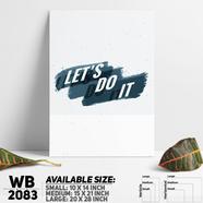 DDecorator Do It - Motivational Wall Board and Wall Canvas - WB2083
