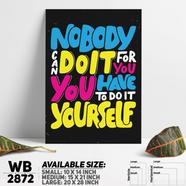 DDecorator Do It Yourself - Motivational Wall Board and Wall Canvas - WB2872