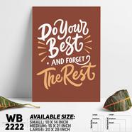 DDecorator Do Your Best - Motivational Wall Board and Wall Canvas - WB2222