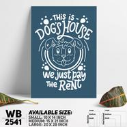 DDecorator Dog House - Romantic - Motivational Wall Board and Wall Canvas - WB2541