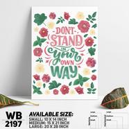 DDecorator Don't Afraid - Motivational Wall Board and Wall Canvas - WB2197