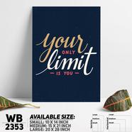 DDecorator Don't Limit Yourself - Motivational Wall Board And Wall Canvas - WB2353