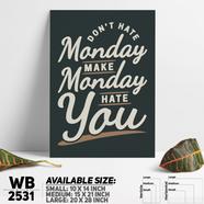 DDecorator Don't Make Mistakes - Motivational Wall Board And Wall Canvas - WB2531