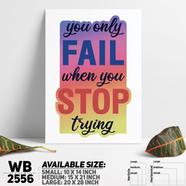DDecorator Don't Stop Trying - Motivational Wall Board And Wall Canvas - WB2556