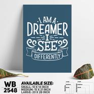 DDecorator Dream Big - Motivational Wall Board And Wall Canvas - WB2548