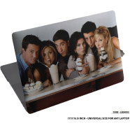 DDecorator Drinking Juice With Friends Laptop Sticker - (LSKN555)