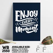 DDecorator Enjoy Every Moment - Motivational Wall Board And Wall Canvas - WB2550