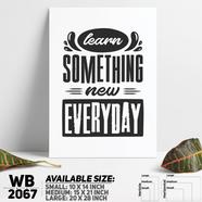 DDecorator Everyday - Motivational Wall Board and Wall Canvas - WB2067