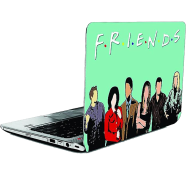 DDecorator Everyone in FRIENDS Playing Laptop Sticker - (LSKN552)