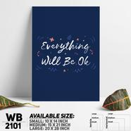 DDecorator Everything - Motivational Wall Board and Wall Canvas - WB2101
