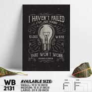 DDecorator Failed - Motivational Wall Board and Wall Canvas - WB2131