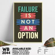 DDecorator Failor - Motivational Wall Board and Wall Canvas - WB2044