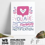 DDecorator Favourite - Motivational Wall Board and Wall Canvas - WB2046