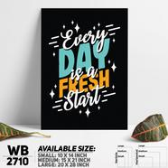 DDecorator Fresh Start Everyday - Motivational Wall Board And Wall Canvas - WB2710