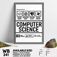 DDecorator Funny Computer Science Parody Wall Board and Wall Canvas - WB241