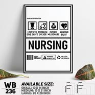 DDecorator Funny Doctor and Nursing Parody Wall Board and Wall Canvas - WB236