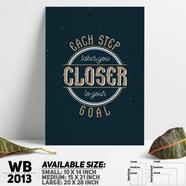 DDecorator Goal - Motivational Wall Board and Wall Canvas - WB2013