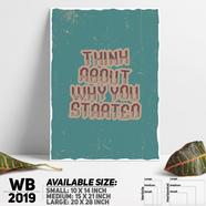 DDecorator Goal - Motivational Wall Board and Wall Canvas - WB2019