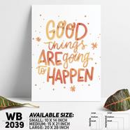 DDecorator Good Things - Motivational Wall Board and Wall Canvas - WB2039