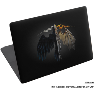 DDecorator Good and Bad Dragon Laptop Sticker - (LSKN573)