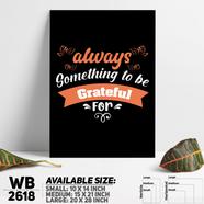 DDecorator Grateful - Motivational Wall Board and Wall Canvas - WB2618