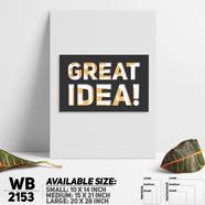 DDecorator Great Idea - Motivational Wall Board and Wall Canvas - WB2153