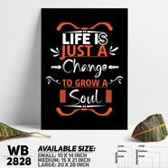 DDecorator Grow Soul - Motivational Wall Board and Wall Canvas - WB2828