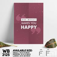 DDecorator Happy - Motivational Wall Board and Wall Canvas - WB2125
