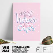 DDecorator Hero - Motivational Wall Board and Wall Canvas - WB2614