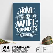 DDecorator Home Is Home - Romantic - Motivational Wall Board And Wall Canvas - WB2539